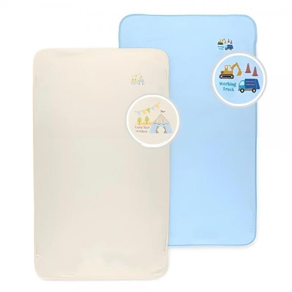 Багаторазові водонепроникні пелюшки-наматрацники Elfin Doll (Японія), 2шт (70*120см) 2022570140076 / 2022490240092 колір в асорт