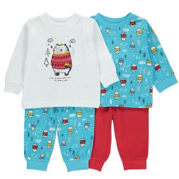 George (Англия) Пижамы Зима размер 1-1,5 и 1,5-2 года (2шт)