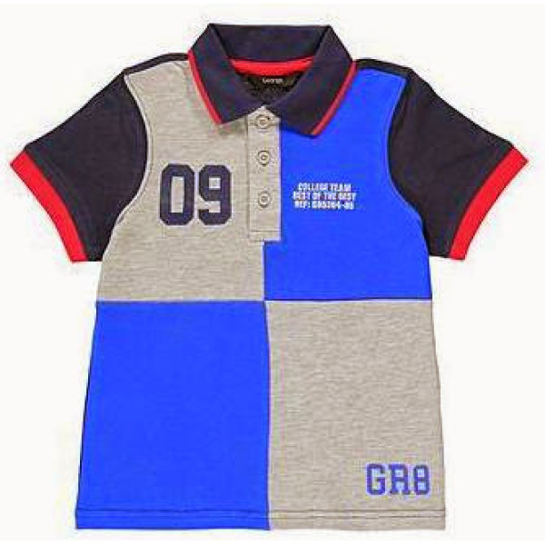 George (Англия) Футболка-поло "Команда 09" размер 2-3 года (1шт)