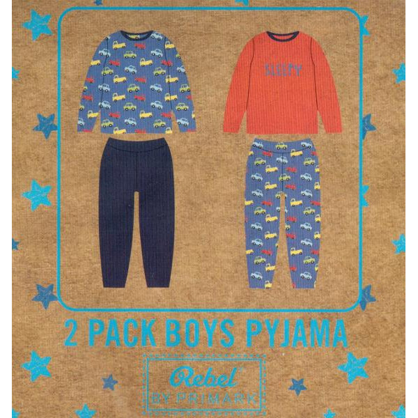 Піжами Primark Англія Машинки розміри 5-6 років 2шт