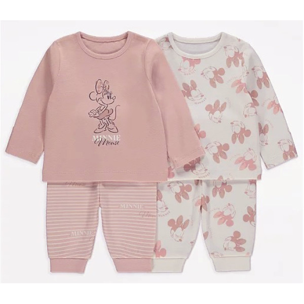 George (Англия) Пижамы Минни Маус размер 6-9 мес. (2шт)