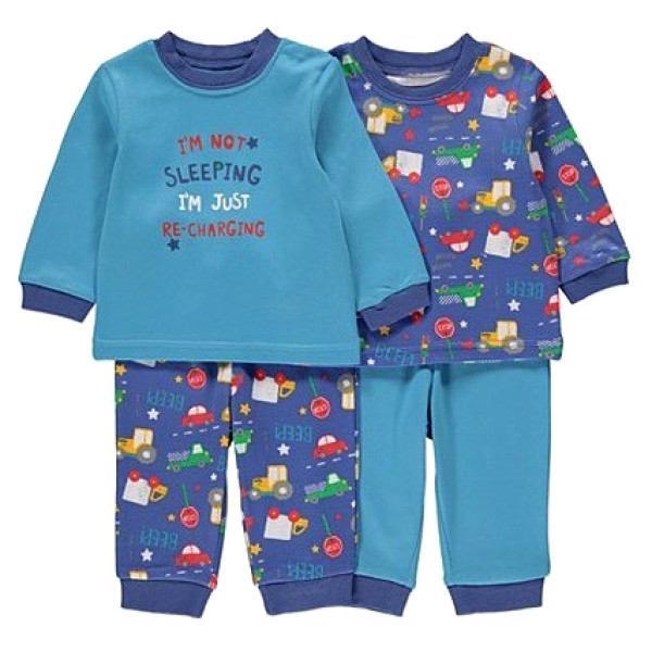 George (Англия) Пижамы Дорога размеры 1-1,5 года (2шт)