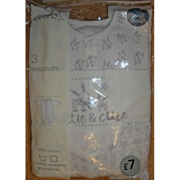 George (Англия) Человечки Олени (0-3 мес) 3шт