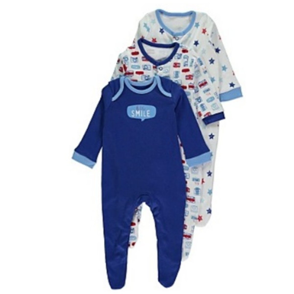 George (Англия) Человечки Cмайлик (0-3 мес) 3шт