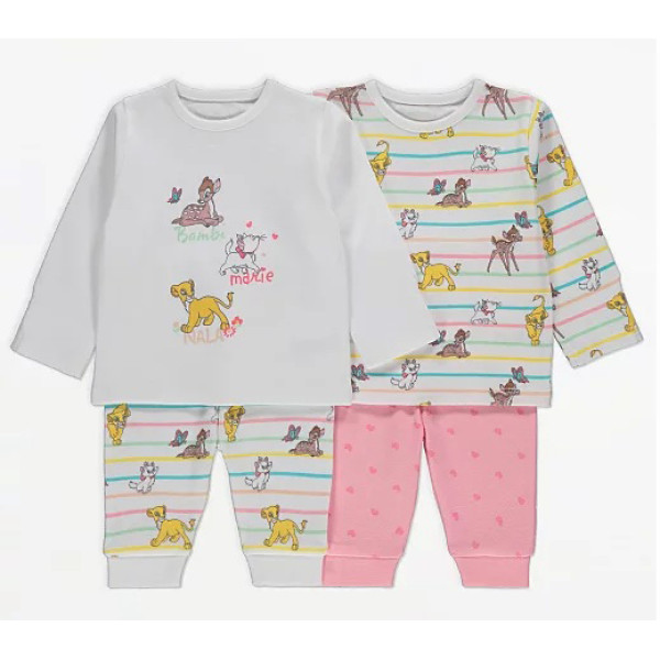 George (Англия) Пижамы Бемби и друзья размеры 18-24 мес. и 2-3 года (2шт)