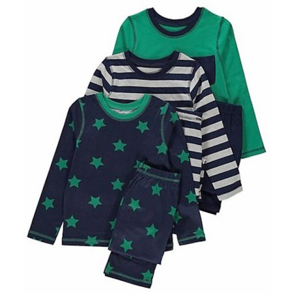 Пижама George Англия "Звезды-зеленые" 1шт размер 7-8 лет