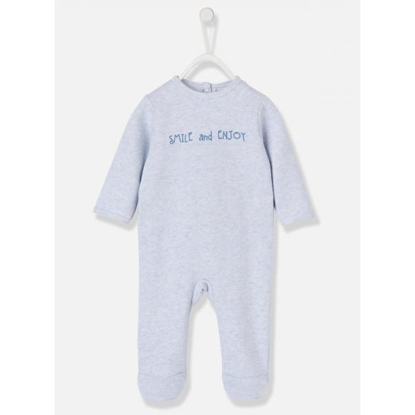 Vertbaudet (Франція) Утеплений чоловічок з начосом Перлинний (12міс/74см) 1шт