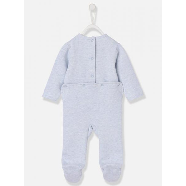 Vertbaudet (Франція) Утеплений чоловічок з начосом Перлинний (12міс/74см) 1шт