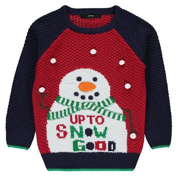 George (Англия) Свитер Снеговик размер 2-3 года