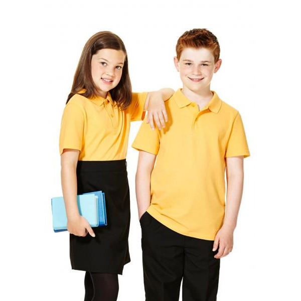 George (Англия) Футболки-поло желтые унисекс от 10ти до 15 лет (1шт)