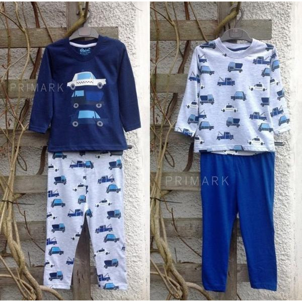 Піжами Primark Англія Автомобілі розміри 3-4, 4-5, 6-7 років 2шт