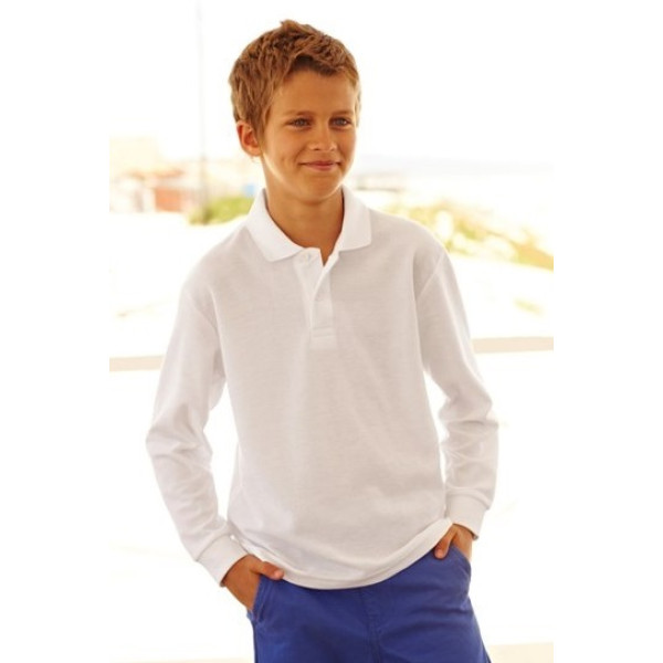 George (Англия) Реглан-поло в школу белый унисекс размеры 10-11, 11-12, 12-13 лет (1шт.)
