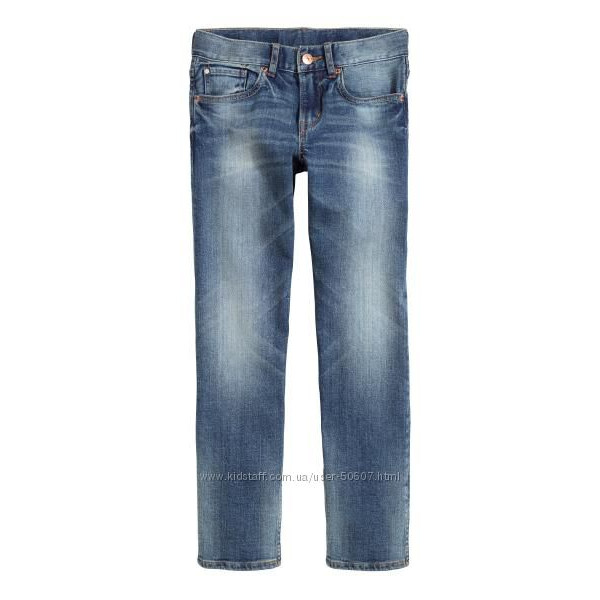 Джинсы для мальчика H M, slim fit, размер 6-7 лет, рост 122