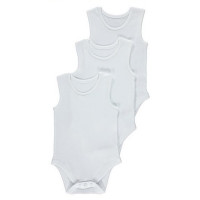 George (Англія) Боді-майки Білі (6-9 міс) 3шт