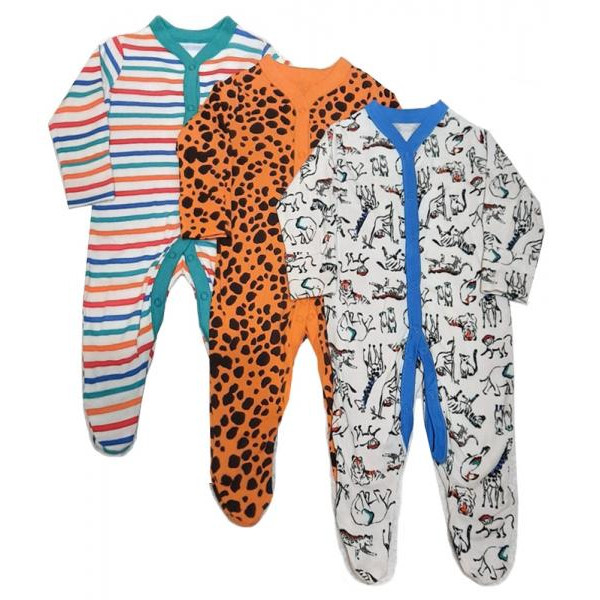 NutMeg (Англія) Чоловічки Сафарі (0-3, 3-6, 6-9, 9-12, 12-18 міс) 3шт