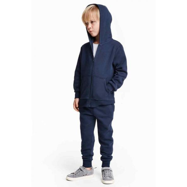 H M (Швеція) Штани з начосом Темно-сині розмір 3-4 роки