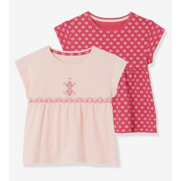 Vertbaudet (Франція) Комплект 2 топа розміри 6 років / зріст 114см і 8 років / зріст 126см см