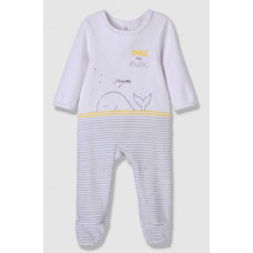 Vertbaudet (Франція) Велюровий чоловічок Веселий кит (6міс/67см) 1шт