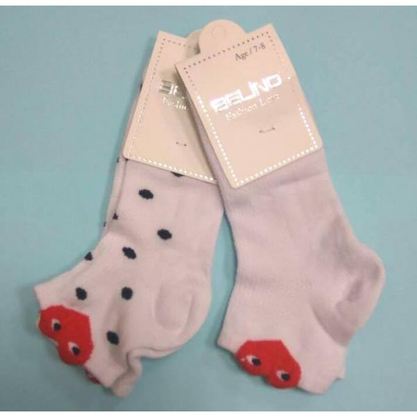 BELINO Носки СЕРДЦА котон, сеточка, роз.3-8 лет (011)