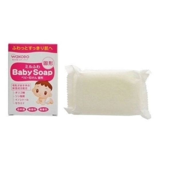 Wakodo Детское мыло кусковое, 80г - 1 шт 4987244174123