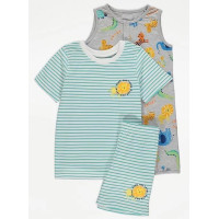 George (Англія) Футболка, шорти та пісочник Сафарі (9-12, 18-24 міс та 2-3, 3-4 роки)