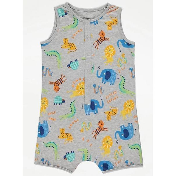 George (Англия) Футболка, шорты и песочник Сафари (9-12, 18-24 мес и 2-3, 3-4 года)