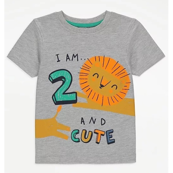 George (Англия) Футболка Львенок размер 1-1,5 года 1шт