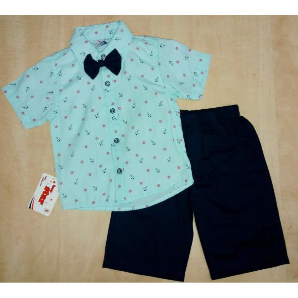 Комплект для хлопчика 2 од. 678 мал. сорочка та шорти (2922540127765)