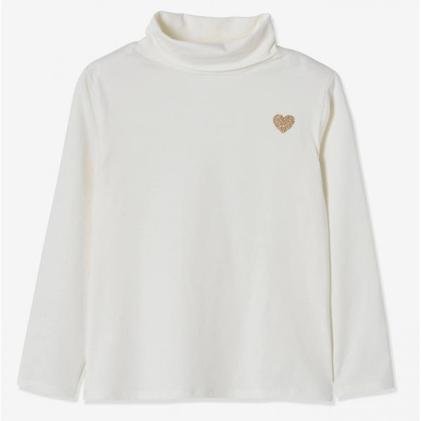 Vertbaudet (Франція) Гольф Молочний з сердечком 8, 10, 12 років