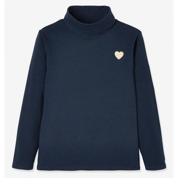 Vertbaudet (Франція) Гольф Синій з сердечком 8 років