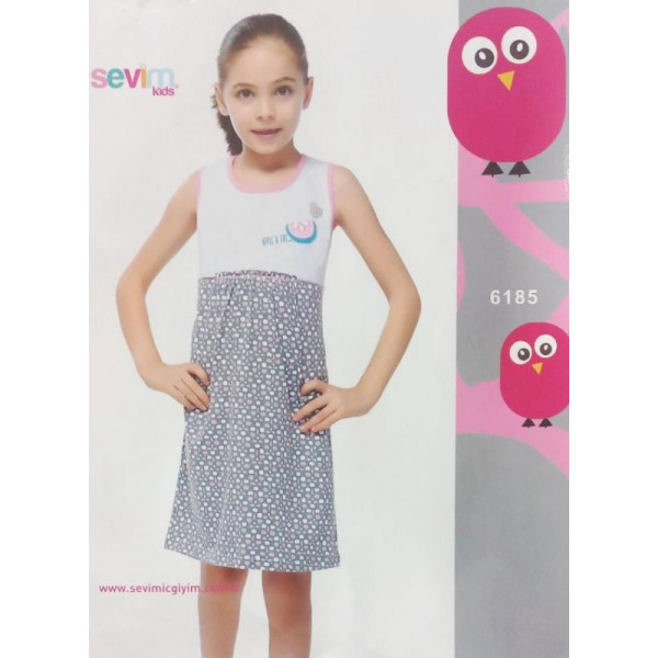 Sevim Нічна сорочка для дівчинки Ассорті (Пижама_ДевС) 6185