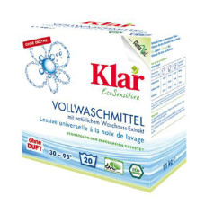 Klar Універсальний пральний порошок з екстрактом мильного горіха (1,1 кг) 4019555100017 Klar Універсальний пральний порошок з екстрактом мильного горіха (1,1 кг) 4019555100017