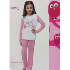 Sevim Піжама для дівчинки Ассорті (Пижама_ДевС) 6174, р.92, 104