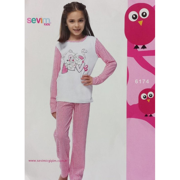 Sevim Піжама для дівчинки Ассорті (Пижама_ДевС) 6174, р.92, 104