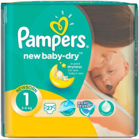Pampers Підгузки New Baby Newborn 1 (2-5кг.) 27шт. 4015400264453
