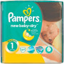 Pampers Подгузники New Baby Newborn 1 (2-5кг.) 27шт. 4015400264453
