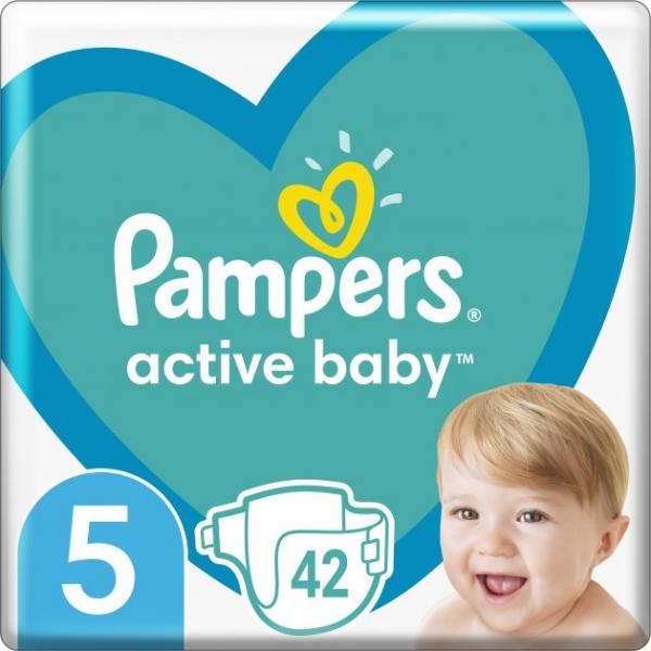 Pampers Подгузники Active Baby Junior 5 (11-16кг.) 42шт. 8001090950178