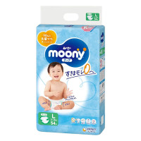Moony Підгузки японські L 9-14кг 54 шт 4903111244911