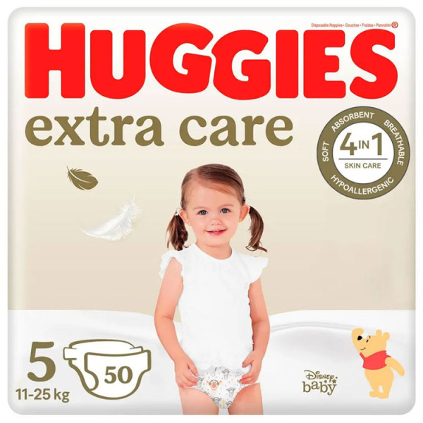 Huggies Підгузки Extra Care (12-22кг) 50 шт (5) 5029053578132