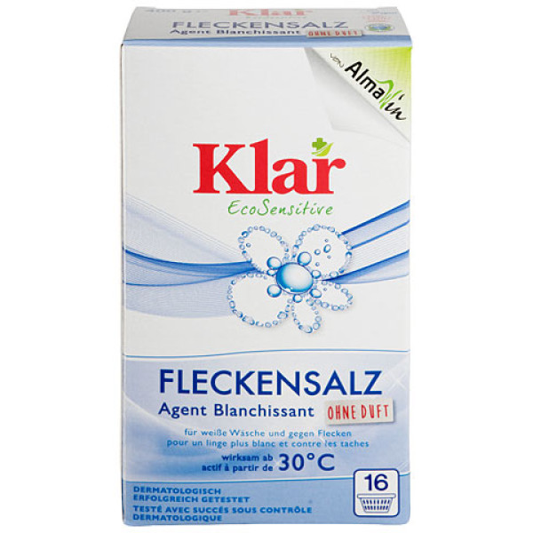 Klar Екологічний засіб для відбілювання та видалення плям, 400г 4019555100130