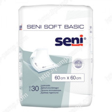 Гігієнічні пелюшки Seni Soft Basic 60х60 30шт. (сіра пачка) 5900516692308