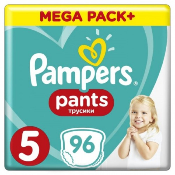 Pampers Подгузники-трусики Pants Junior 5 (12-17 кг) 96 шт. (Унисекс) 8006540069509
