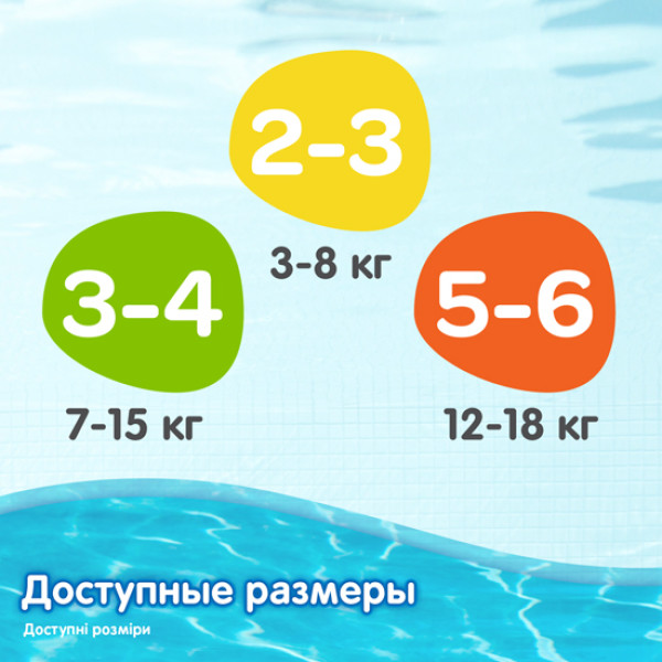 Huggies Підгузки для плавання Little Swimmers, 3-8 кг, 12 шт. 5029053537795