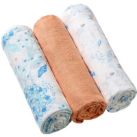 BabyOno Пелюшки Муслінові з бавовни 70х70 см. 3 шт. в асорт., (348) 5901435405116  