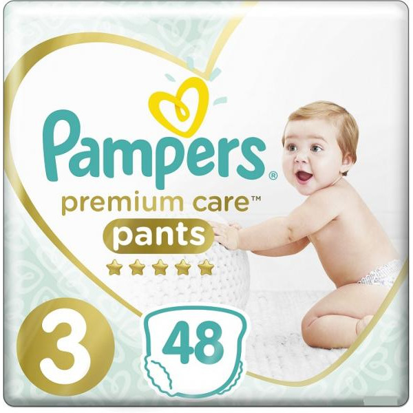 Pampers Трусики Premium Care Pants Midi 3 (6-11 кг) 48 шт (8001090759795)