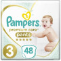Pampers Трусики Premium Care Pants Midi 3 (6-11 кг) 48 шт (8001090759795)