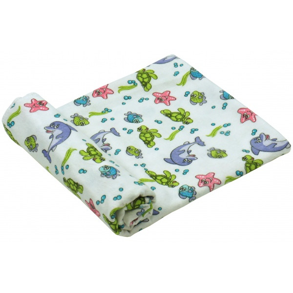 Руно Пелюшка дитяча, фланель, 80х90 см колір в асорт. (203.05)