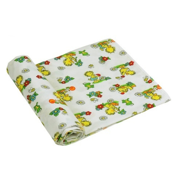 Руно Пелюшка дитяча, фланель, 80х90 см колір в асорт. (203.05)