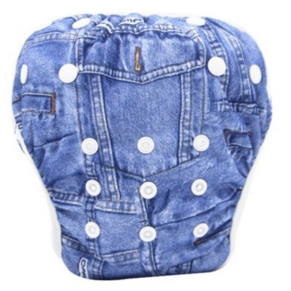 BabyLand Багаторазові трусики для плавання Джинс (сині)
