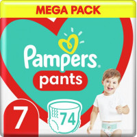 Pampers Підгузки-трусики Pants Extra Large 7 (17 кг) 74шт. (Унісекс) 8006540069622